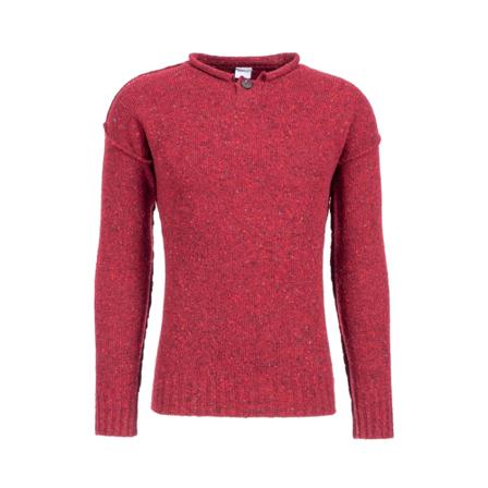 Aspesi, Round-neck Knitwear Rood, Heren, Maat:M