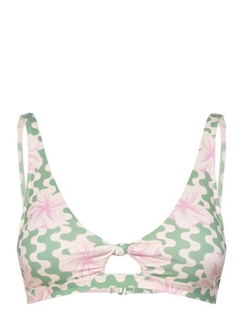 Roxy | Hibiscus Daze Elong Tri Bra | L