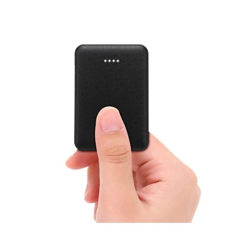 SiGN Ultratunn Powerbank 5000mAh - Svart