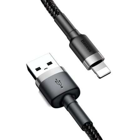 Baseus Cafule USB-kabel - USB til Lightning 2.4A QC 3.0 1m