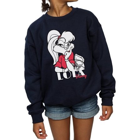 Looney Tunes Girls Classic Lola Bunny Bomullströja 7-8 År