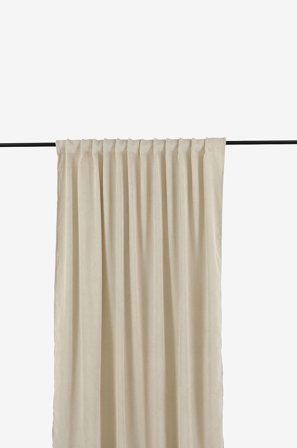 Venture Home - Gardin Elma med multibånd 2-pk - Beige - Kanallengder - 140X240 - Fra Homeroom