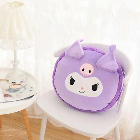 40*45cm Kawaii Sanrio plysj pute Kuromi My Melody Kirby tegneserie anime dukke leke myk plysj barnas bursdagsgave] 45CM-WELLNGS Kuromi-5 45CM