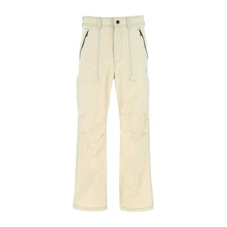Msgm, Straight Trousers Wit, Heren, Maat:L