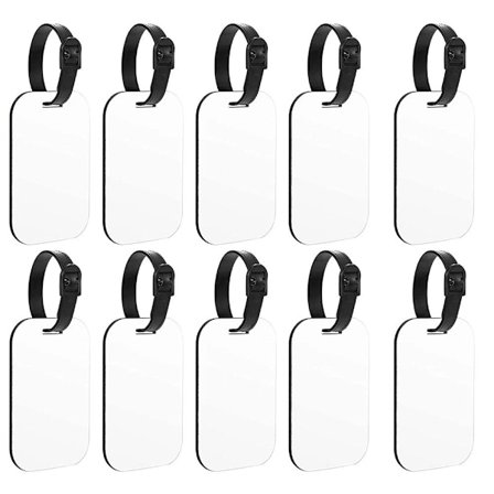 Sublimering Blank Bagage Tags Resväska Etikett Tag A3 A3