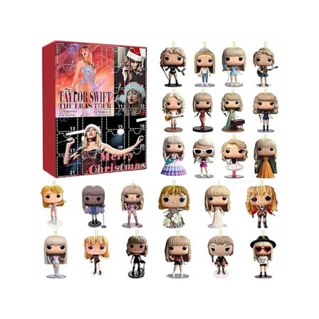 Julkalender med söta mini-personer Ryggsäcksdekoration Hängsmycke för Taylor-3