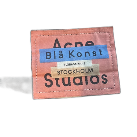 Acne Studios Blå Konst svarta jeans