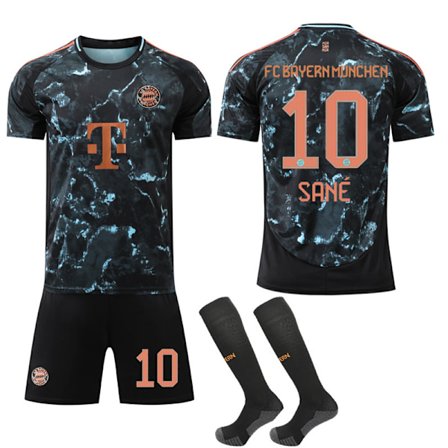 Bayern München Borta Fotbollströja Set för Barn och Vuxna 2024-2025 med Strumpor