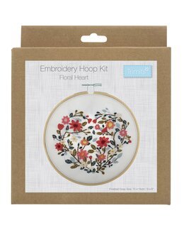 Stickpackung Bild Blumenherz