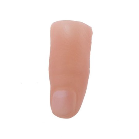 Magisk tommelfingertupp-triks Gummi Nærbilde Forsvinn Utseende Finger Hard Liten