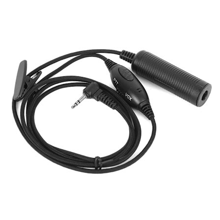 VOX PTT Militær Adapter Kabel 2.5mm Enkelt Pin Jack til Motorola Talkabout Radio TLKR T80 T6 T7 T8 T5820 XTR446 MD200