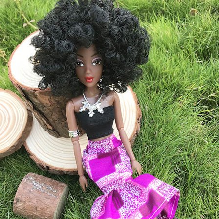 Liikuteltava nivel Sexy muodikas tyttö nukke Simulaatio Joustava Hiukset