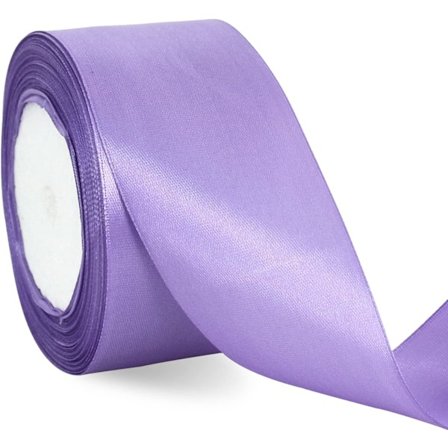 4 cm bred lys lilla satinbånd solide stof bånd rulle til håndværk stol bånd Valentinsdag G
