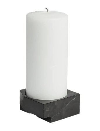 Jeu De Dés 3 Candle Holder Black WOUD