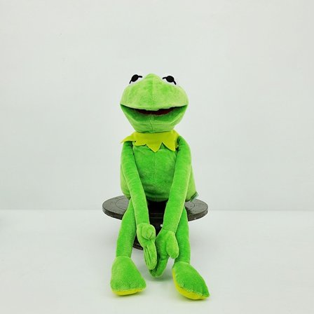 Kermit the Frog-docka, Mupparna Show, Gosedjursplyschleksak för pojkar och flickor, Barnens dag/Högtid/Födelsedagspresenter - 24 tum