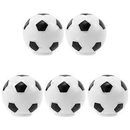 5 stk. Vintage Skapknotter Fotball Kommodeknotter Gutterom Møbeldekor Møbelkiste Håndtak Fotball Dørknotter
