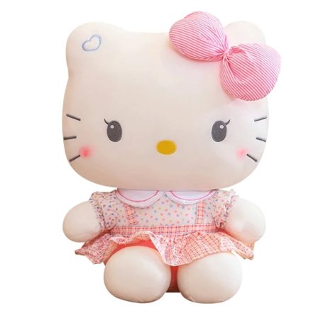 Sanrio Hello Kitty Anime Hello Kitty pehmolelut Pehmeä tyyny Syntymäpäivälahjat tytöille Kawaii Hello Kitty pehmonuket