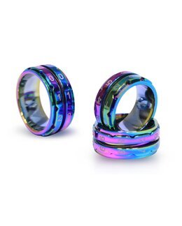 Reihenzähler Knitpro Ring Regenbogenfarbig