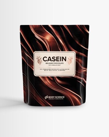 Kasein - 750 g - Belgian Chocolate - Body Science Casein - Kaseinpulver, Proteinpudding
