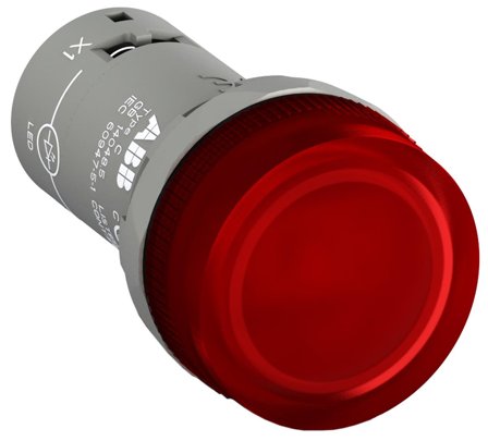 ABB CL2-523R Signallampa 230V AC Röd, Elfördelning & strömförsörjning