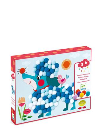 Dogs To Stroke Toys Creativity Drawing & Crafts Craft Craft Sets Monivärinen/Kuvioitu Djeco