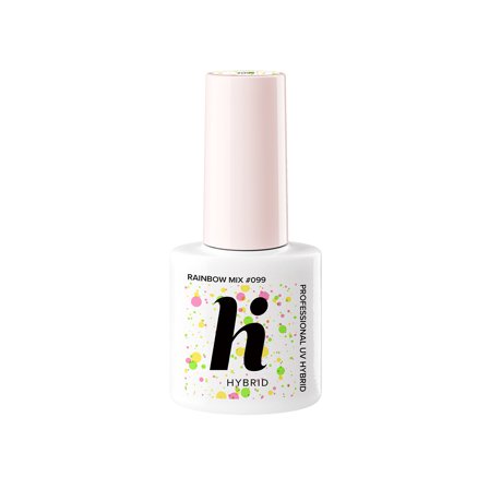 HI HYBRID Pop Smalto Semipermanente #099 Rainbow Mix 5ml - Smalto Effetto Gel