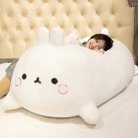 50/60cm Kæmpe Lang Sky Kanin Plysdyr Kram Rosa Kanin Pige Lur Sovende Pude Gravid Pude Kæreste Øjenmaske Gave