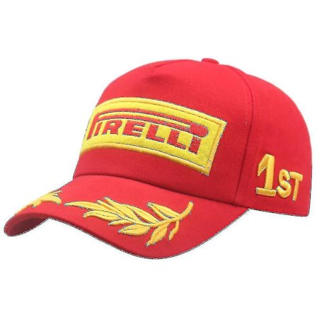 Pirelli brodeerattu baseball-lippis kilpa-ajolippis