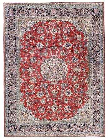 Medaille Groot Sarough Vloerkleed 271X360 Wol