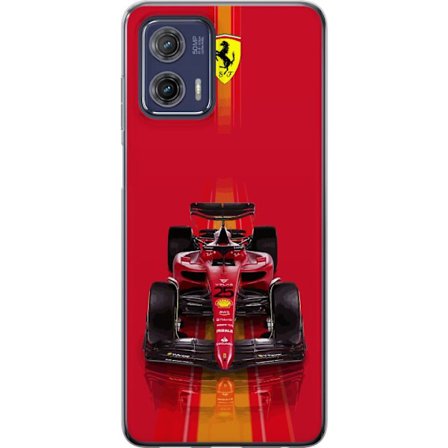 Yhteensopiva Puhelinkuori Motorola Motorola Moto G73 Ferrari Formula 1 -auto ikonisessa punaisessa muotoilussa urheilullisella tarkkuudella