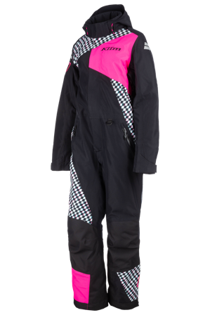Anzug Klim Vailslide -Asphalt Damen Pink Glo/Schwarz XL