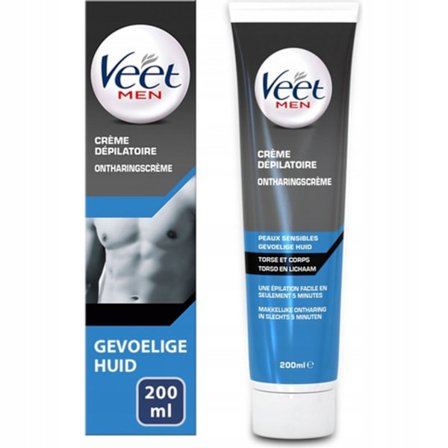 Veet Men Karvanpoistovoide Herkälle Iholle 200Ml X 2 Kpl