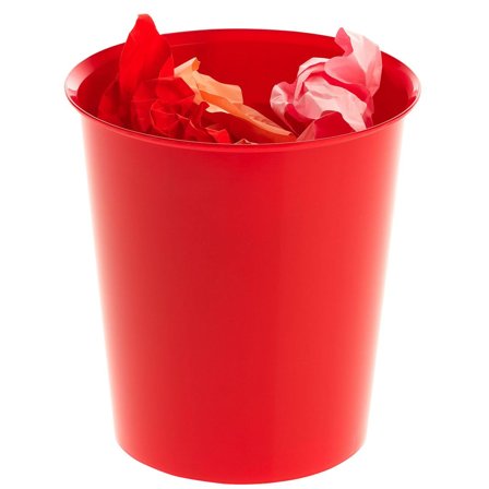 Papperskorg 2000 18 L röd - Lyreco - Kontorsmaterial - Till skrivbordet - Papperskorgar