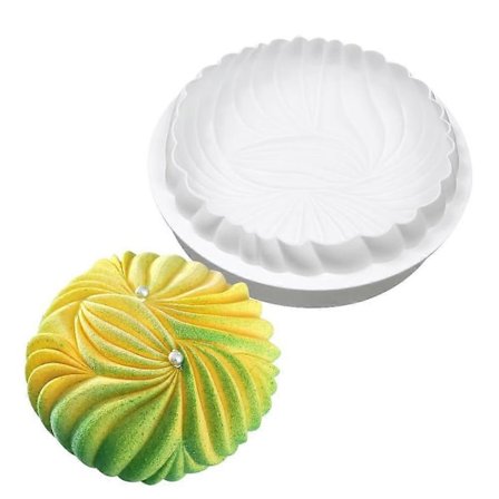 Silikonbakform för bakning, 3D silikonformar för kakor, mousse, dessert, bakverk