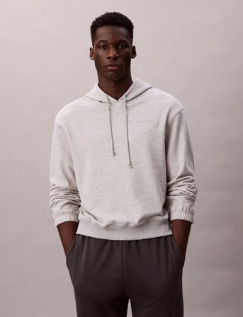 Calvin Klein L/S Hoodie - Grey - L