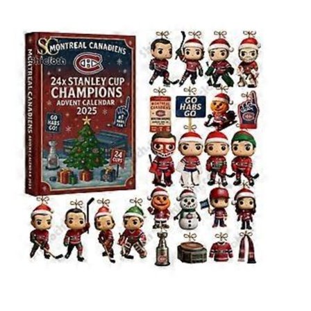 Montreal Canadiensin yllätyslaatikko joulukuusenkoriste akryyliriipus