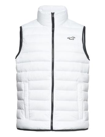 Hco. Guys Outerwear Vest Hvit Hollister