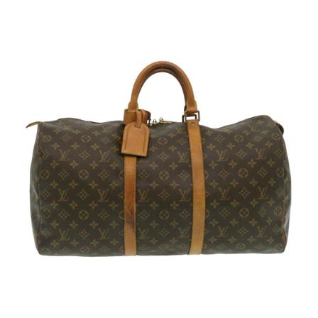 Louis Vuitton Vintage, Pre-owned Keepall 50 Bruin, Dames, Maat:ONE Size