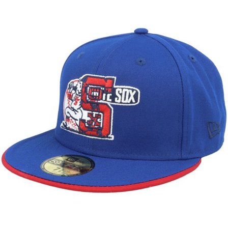 New Era - MLB Blå fitted Keps - Chicago White Sox Team Colour Split 59FIFTY Royal Fitted @ Hatstore