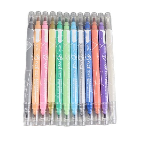 Retractable Gel Ink Penner 9 Farger Sklisikre Bærbare Retro Søte Gel Penner for Studenter Notater