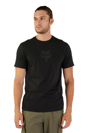 T-Shirt FOX Head Schwarz/Schwarz M