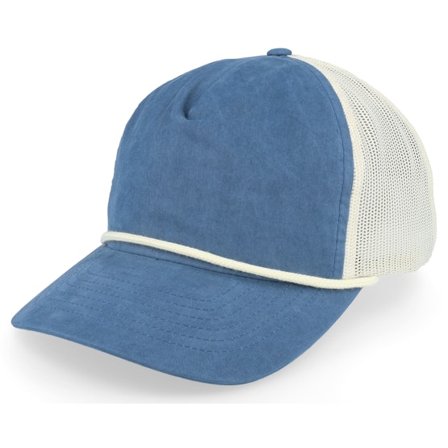 Richardson - Blå trucker Kasket - 939 Bachelor Legion Blue/Sand/Cream Trucker @ Hatstore