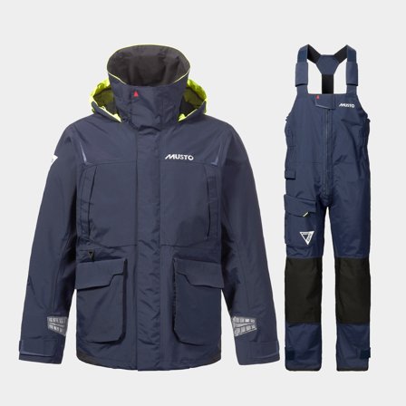 Komplet sztormiaków Musto BR1 Channel, True Navy, męski, XX-Large - Jachtowa