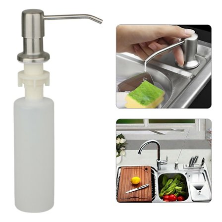 Kökshandfat Tvålpump - Diskmedel Flytande Tvålpump Lotion Dispensrar