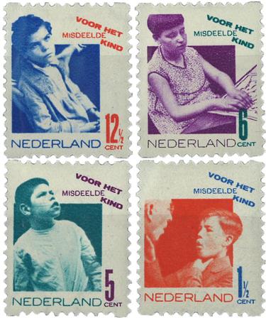 Holland 1931 - Roltandingzegels NVPH R90-R93 - Postfrisk