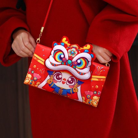 CNY Red Packet Red Kuvertväska 02 02
