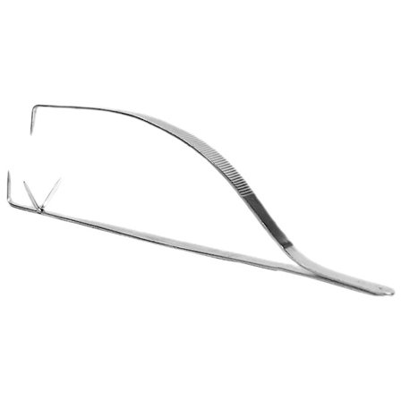 Metallisk Keramisk Glasurklemme Glasurtang DIY Porcelænsglasurværktøj DIY Keramisk Håndværk Håndværktøj Sølv 28.00X7.50X1.50CM