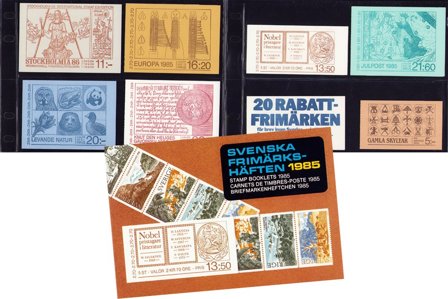 Sverige - Hæfteårsmappe 1985 - Postfrisk