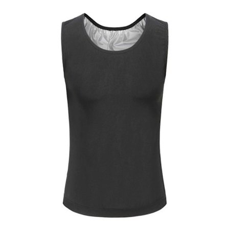 Gynekomasti Kompresjonstopp Tanktopp Herre Shapewear, Kompresjonstanktopp Herre, Herre Activewear-xindaren Silver_ma
