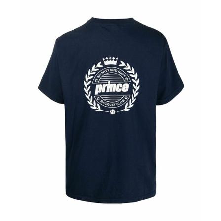 Sporty & Rich T-Shirts , Blauw , Heren , Maat: XS
